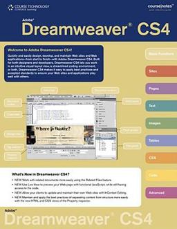 Adobe Dreamweaver CS4 CourseNotes