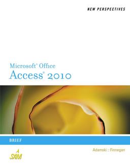 Microsoftï¿½ Office Access 2010  9780538798495 Front Cover