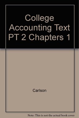 College Accounting Text College Accounting Text