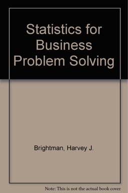 Statistics for Business Problem Solving (W/5. 25 Disk)