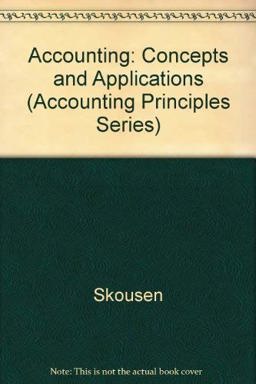 Accounting Concepts and Applications