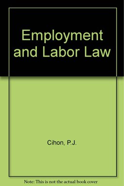 Employment and Labor Law 3rd 1998 9780538854436 Front Cover