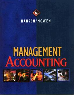 Management Accounting 4th 1996 9780538856300 Front Cover