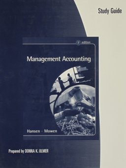 Management Accounting 4th 9780538856317 Front Cover