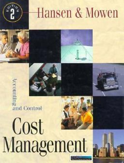 Cost Management Accounting and Control 2nd 1996 9780538864459 Front Cover