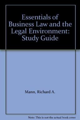Essent Business Law Sg/Cd Rom 6th 9780538878791 Front Cover