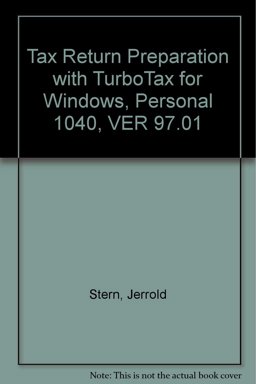 Tax Return Preparation Turbowax Win Personal 1040 Ver 97. 01