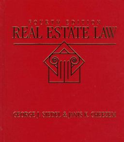 Real Estate Law 4th 9780538891196 Front Cover