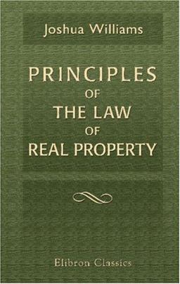 Principles of the Law of Real Property