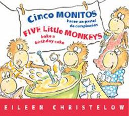 5 Little Monkeys Bake Birthday Cake/Cinco Monitos Hacen un Pastel de Cumpleanos