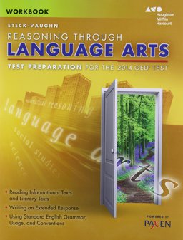 Steck-Vaughn GED Test Preparation: Reasoning Through Language Arts Workbook  9780544274310 Front Cover