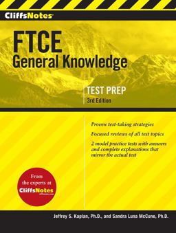 FTCE General Knowledge 3rd 9780544309883 Front Cover