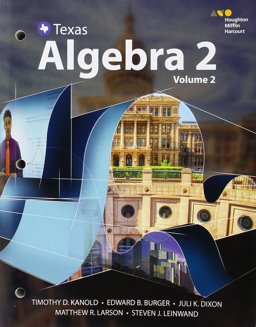 Texas Algebra 2: 1st 9780544353947 Front Cover