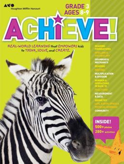 Achieve! Grade 3 Think. Play. Achieve! 2014 9780544372412 Front Cover
