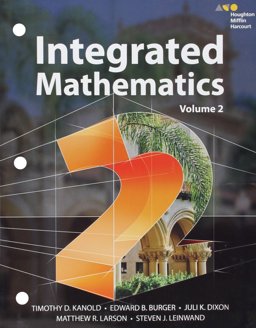 Hmh Integrated Math 2: 1st 9780544389847 Front Cover