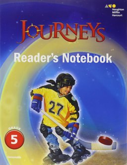 Journeys Reader's Notebook, Grade 5: 1st 9780544592667 Front Cover