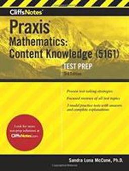 CliffsNotes Praxis II Mathematics Content Knowledge Test (5161) 3rd 9780544628267 Front Cover