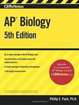 CliffsNotes AP Biology 5th 2016 Revised  9780544784680 Front Cover