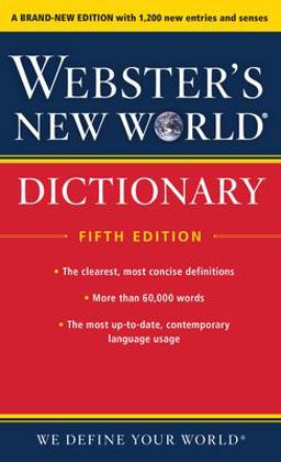 Webster's New World Dictionary, Fifth Edition  9780544785670 Front Cover