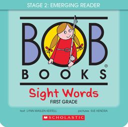 Bob Books - Sight Words First Grade Box Set Phonics, Ages 4 and up, First Grade, Flashcards (Stage 2: Emerging Reader)
