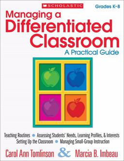 Managing a Differentiated Classroom A Practical Guide  9780545305846 Front Cover