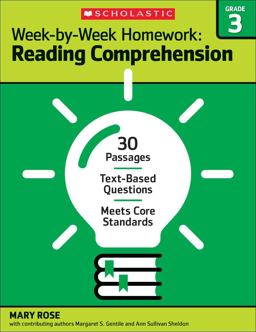 Week-By-Week Homework: Reading Comprehension Grade 3 Week-By-Week Homework: Reading Comprehension Grade 3
