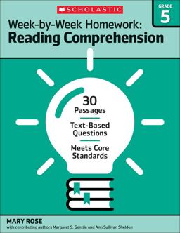 Week-By-Week Homework: Reading Comprehension Grade 5 Week-By-Week Homework: Reading Comprehension Grade 5