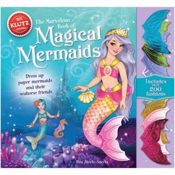 Marvelous Book of Magical Mermaids: Dress up Paper Mermaids and Their Seahorse Friends  9780545692144 Front Cover