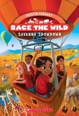 Savanna Showdown (Race the Wild #4)  9780545773560 Front Cover