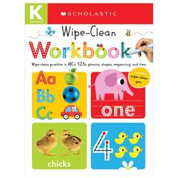 Kindergarten Wipe-Clean Workbook: Scholastic Early Learners (Wipe-Clean Workbook)  9780545903264 Front Cover