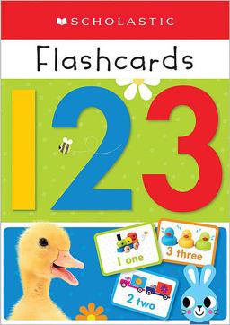 123 Flashcards: Scholastic Early Learners (Flashcards)  9780545903349 Front Cover