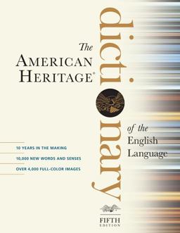 American Heritage Dictionary of the English Language 5th 9780547041018 Front Cover