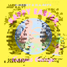 Happy Easter, Curious George Gift Book with Egg-Decorating Stickers!: an Easter and Springtime Book for Kids  9780547048253 Front Cover