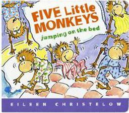 Five Little Monkeys Jumping on the Bed Lap Board Book  9780547131764 Front Cover