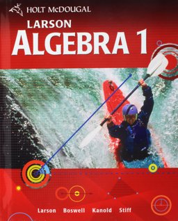 Holt Mcdougal Larson Algebra 1 Student Edition Algebra 1 2011  9780547315157 Front Cover