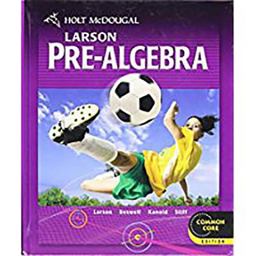 Pre-Algebra  9780547587776 Front Cover