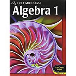 Algebra 1 2012  9780547647036 Front Cover