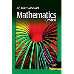 Mathematics, Grade 8  9780547647197 Front Cover