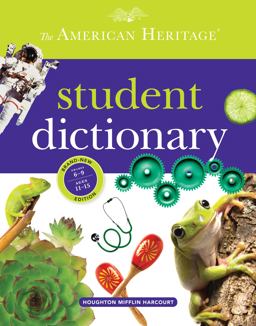 American Heritage Student Dictionary  9780547659589 Front Cover