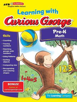 Learning with Curious George Pre-K Math  9780547790558 Front Cover