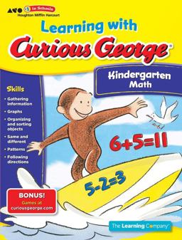 Learning with Curious George Kindergarten Math  9780547790978 Front Cover