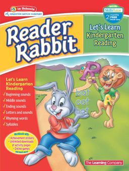 Reader Rabbit Let's Learn Kindergarten Reading 1st 2012 9780547791012 Front Cover