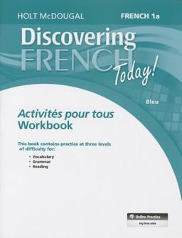 Discovering French Today!: French 1a Bleu