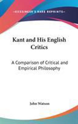 Kant and His English Critics