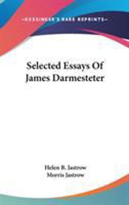 Selected Essays of James Darmesteter