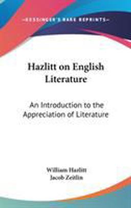 Hazlitt on English Literature