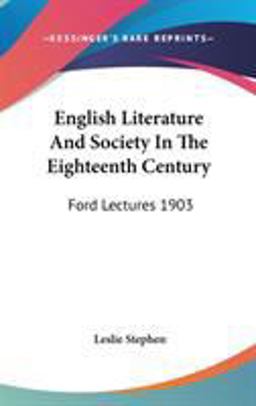 English Literature and Society in the Eighteenth Century