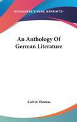 An Anthology of German Literature