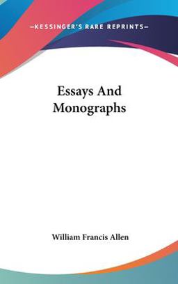 Essays and Monographs Essays and Monographs