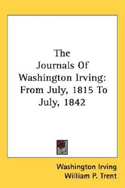 The Journals of Washington Irving